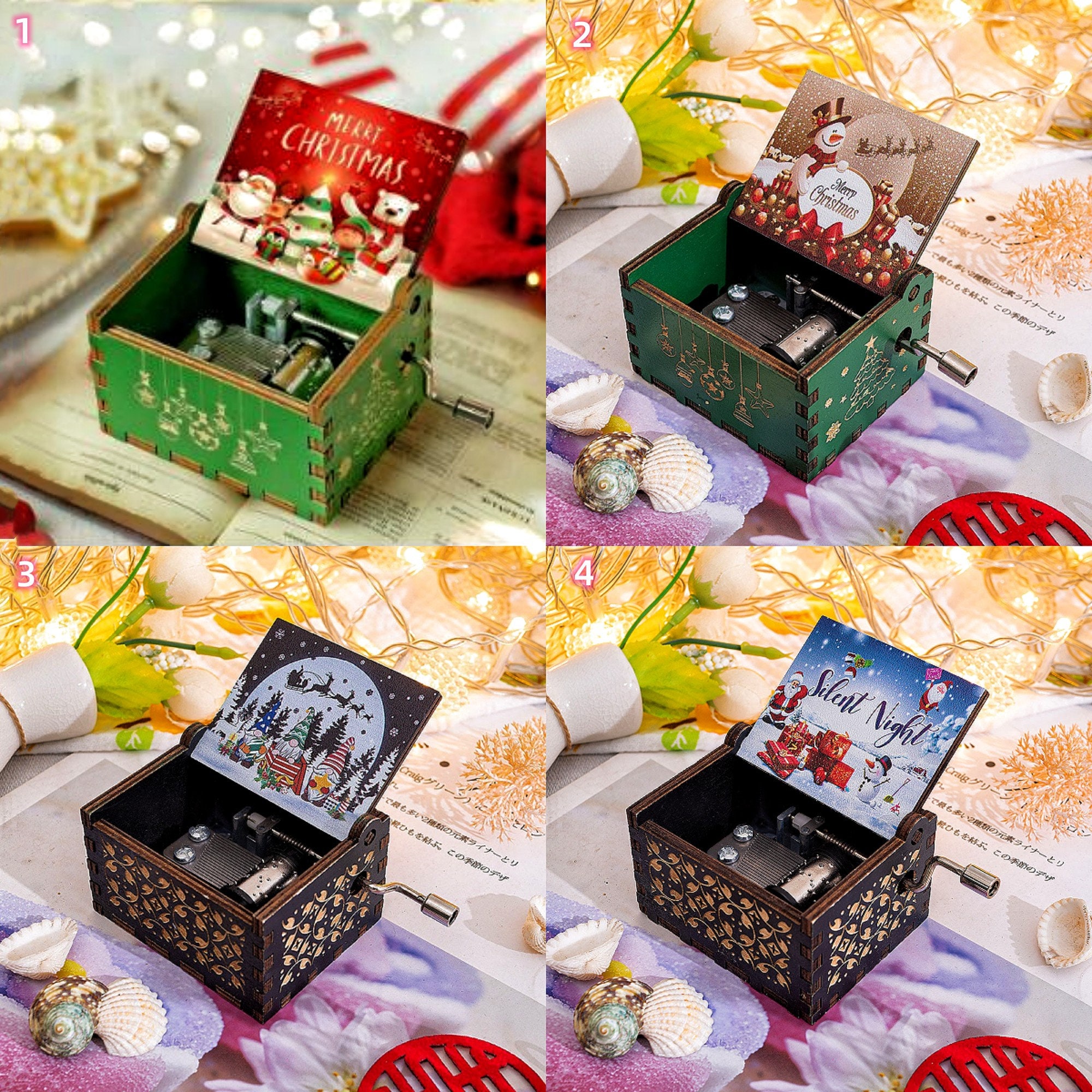 Mini Hand Cranking Music Movement DIY Music Box Decorative Collectibles  Music Available Creative Christmas Gift - AliExpress