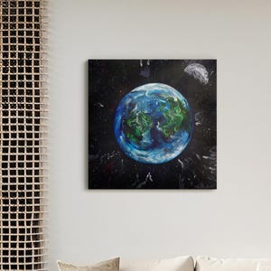Abstract Acrylic Pour Painting | Canvas Wall Art | Fluid Art Painting | Gallery Wall Art | Fluid Motion Art | Dutch Pour Painting