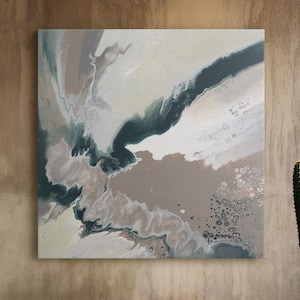 Abstract Acrylic Pour Painting | Canvas Wall Art | Fluid Art Painting | Gallery Wall Art | Fluid Motion Art | Dutch Pour Painting