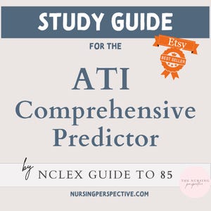 ATI Comprehensive Predictor Study Guide (Digital Download)