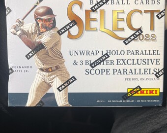Unopened blaster box of SELECT              2022 Baseball , Hot Item