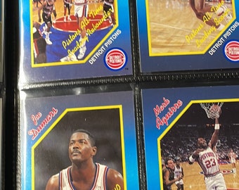 1991 Detroit Pistons Team Set, Rare Original