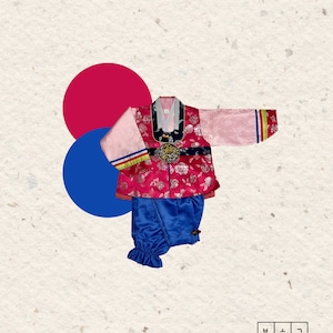 Boys&#39; Hanbok: Korean Traditional Clothing, New Year Costume (Age 8)