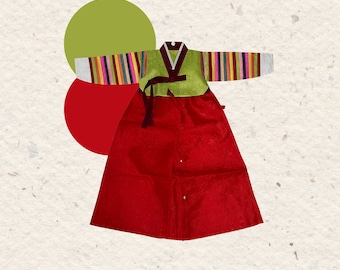 Hanbok para niños: ropa tradicional coreana, disfraz de Año Nuevo (9 y 10 años)