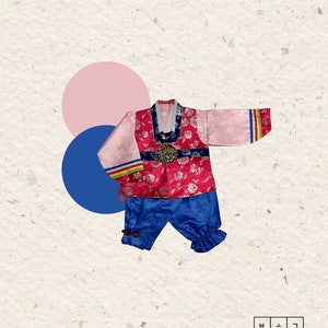 Boys&#39; Hanbok: Korean Traditional Clothing, New Year Costume, Age 8
