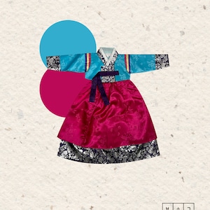 Baby Girl Hanbok: Korean New Year Costume, Age 2