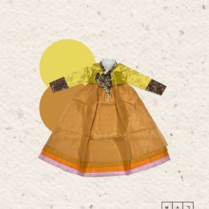 Girls&#39; Traditional Hanbok: Korean New Year Costume, Age 5 & 7