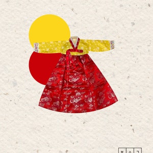 Girl&#39;s Hanbok: Korean Traditional Clothing, Age 9