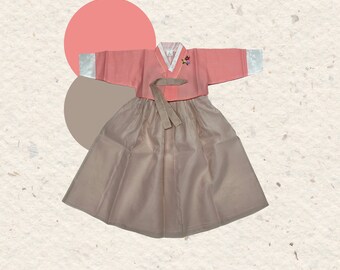 Girl Age 2, Kid Size Age 2, Hanbok, Baby Girl, New Years baby hanbok, Hanbok kids, Korean Traditional Clothing, New Years Costume Girl