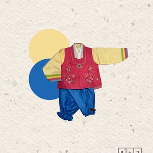 Boy&#39;s Hanbok: Korean Traditional Clothing, New Year Costume (Age 8)