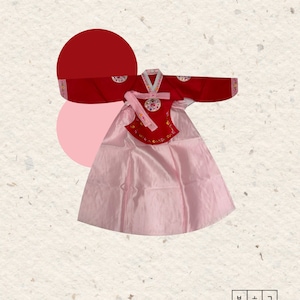 Girl&#39;s Hanbok: Korean Traditional New Year Outfit, Age 10