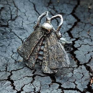 Deathhead Moth Skull Ring: Gothic Witchcraft. Made To Order!