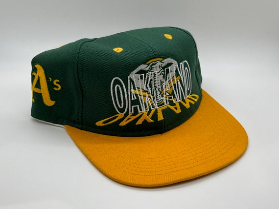 Vintage Oakland Athletics Strapback Hat: 125th Anniversary MLB Cap