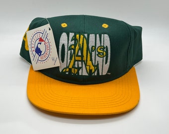 Vintage 90s Oakland Athletics Snapback Hat - MLB Baseball Cap - NWT