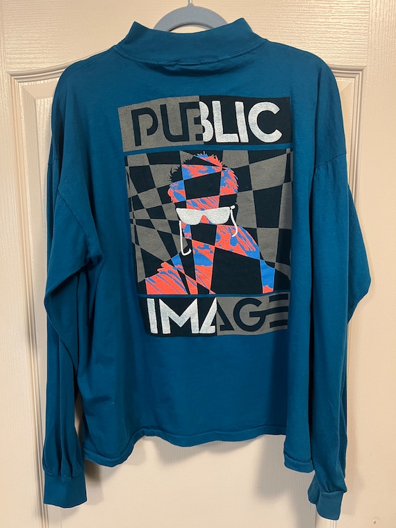 RARE Public Image Long Sleeve Shirt - Retro 90s S… - image 1