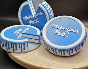 Cake Disc Golf Mini | Disc Golfer Gift | Birthday Cake Disc Golf Mini Marker | Mini Disc | PDGA Legal Mini | PDGA Mini Marker