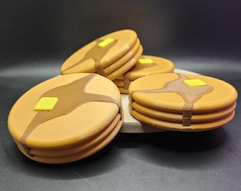 Pancake Disc Golf Mini |Disc Golf | Disc Golfer Gift | Stack of Pancakes Disc Golf Mini Marker | Mini Disc | PDGA Legal Mini