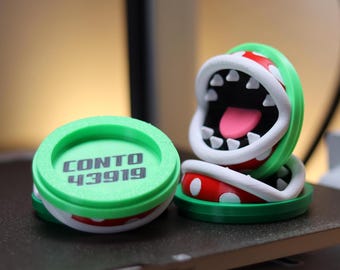 Personalized Chomp Plant Disc Golf Mini | Disc Golf | Disc Golfer Gift | 3D Chomp Disc Golf Mini Marker | Mini Disc | PDGA Legal Mini