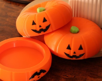 Pumpkin Disc Golf Mini | Jack-o'-lantern Disc Golf Mini | Disc Golfer Gift | Disc Golf Mini Marker | PDGA Legal Mini | PDGA Mini Marker