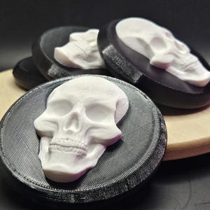 Skull Disc Golf Mini | Disc Golf | Disc Golfer Gift | 3D Skull Disc Golf Mini Marker | Mini Disc | PDGA Legal Mini | PDGA Mini Marker
