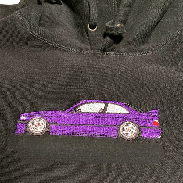 1/4 Mile Kult E36 M3 herenpullover met capuchon #2066, gemengd grijs, 3XL