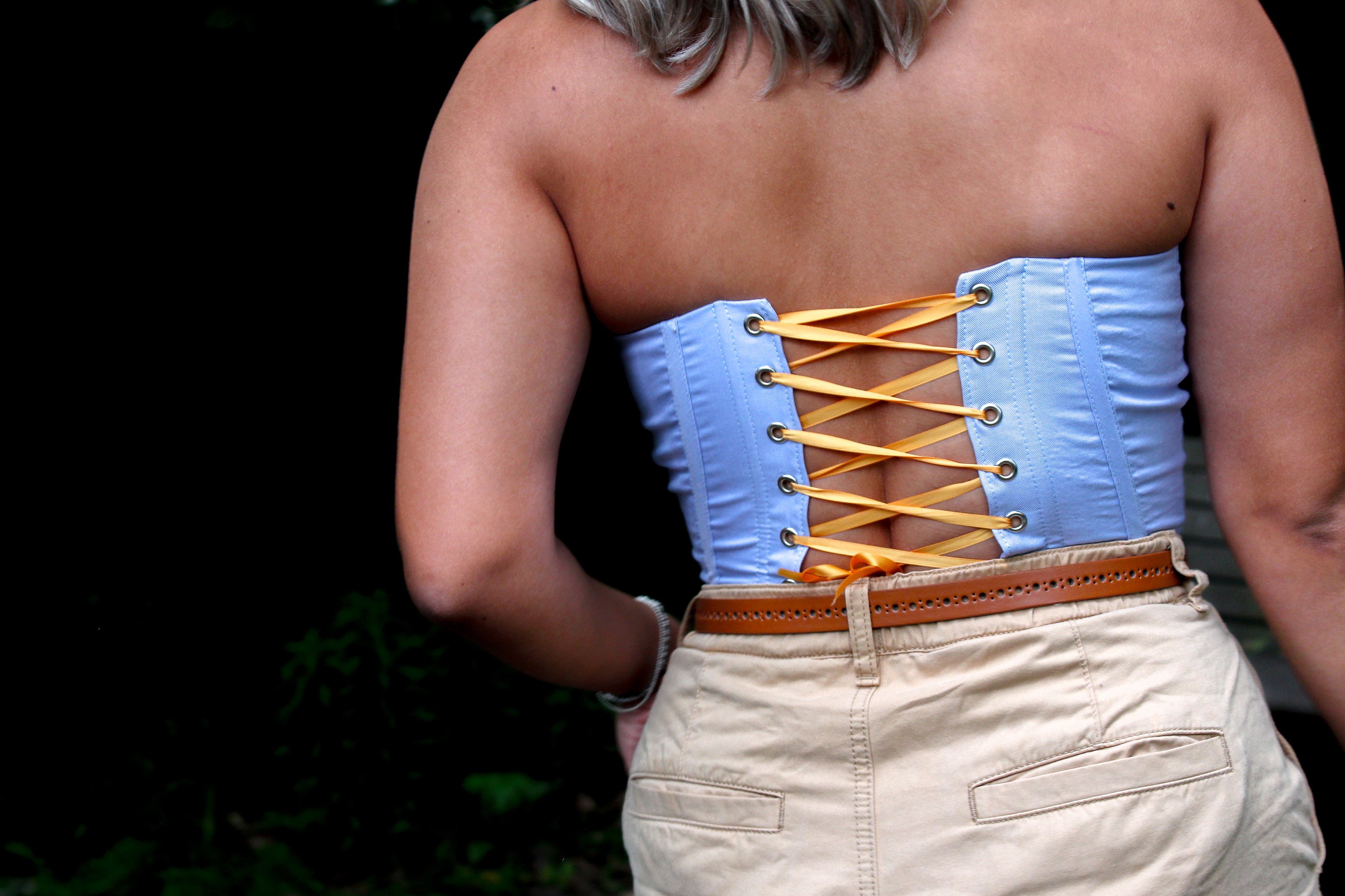 Flora Embroidery Corset / Handmade Bustier - Etsy