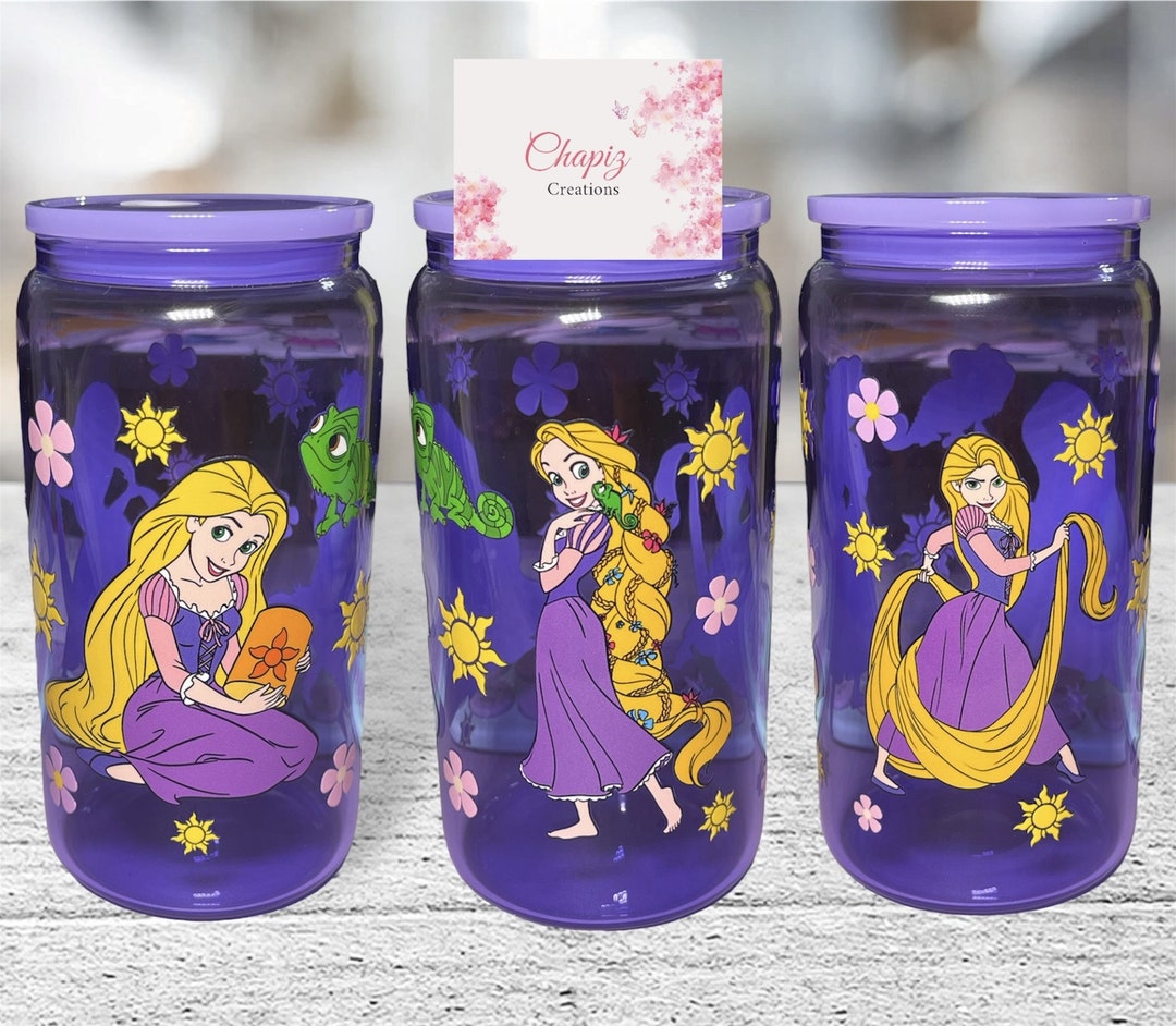 Princess Rapunzel Tangled 16oz Glass Libby Cup - Etsy