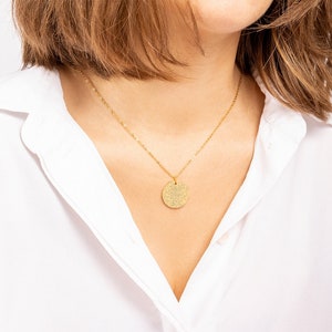 Collana con mappa stellare personalizzata