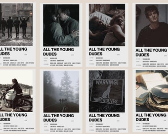 All The Young Dudes Poster – Aesthetic Book Print (Digital Item)