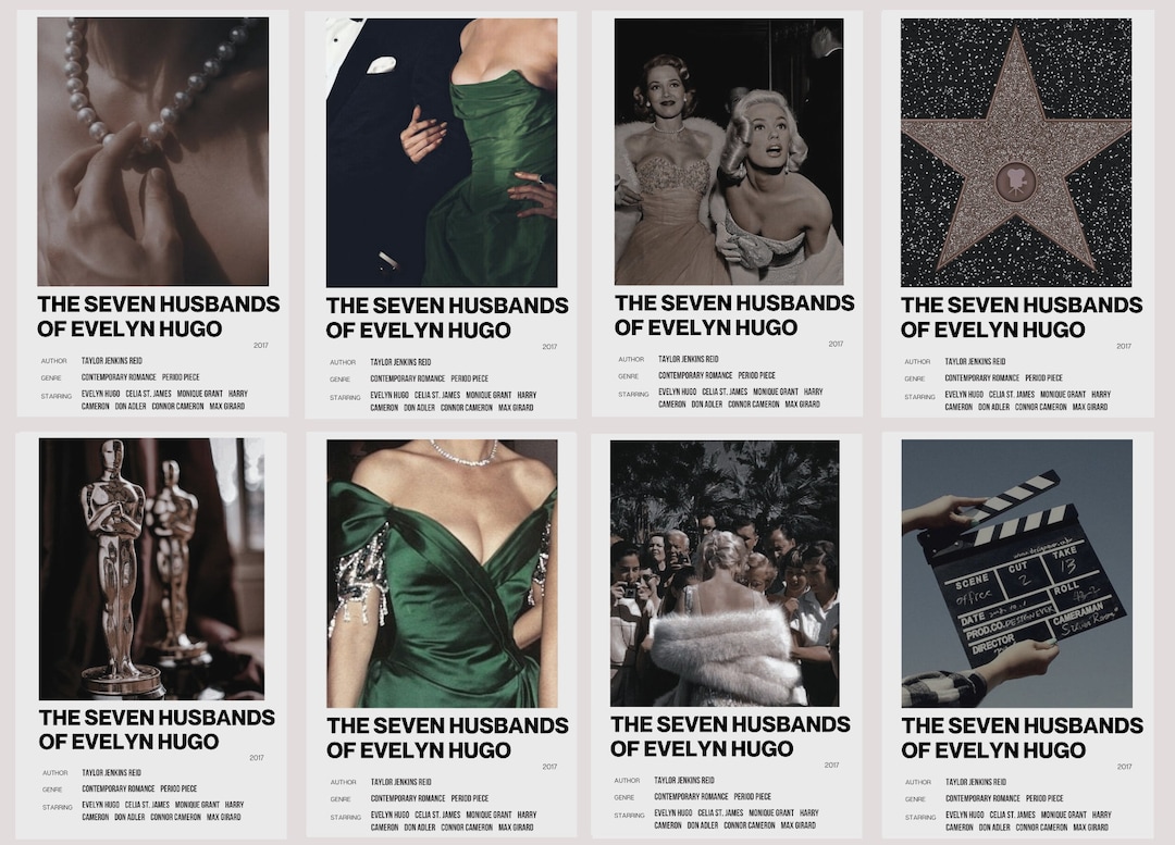 Die sieben ehemänner von evelyn hugo ästhetische polaroid - DIGITAL