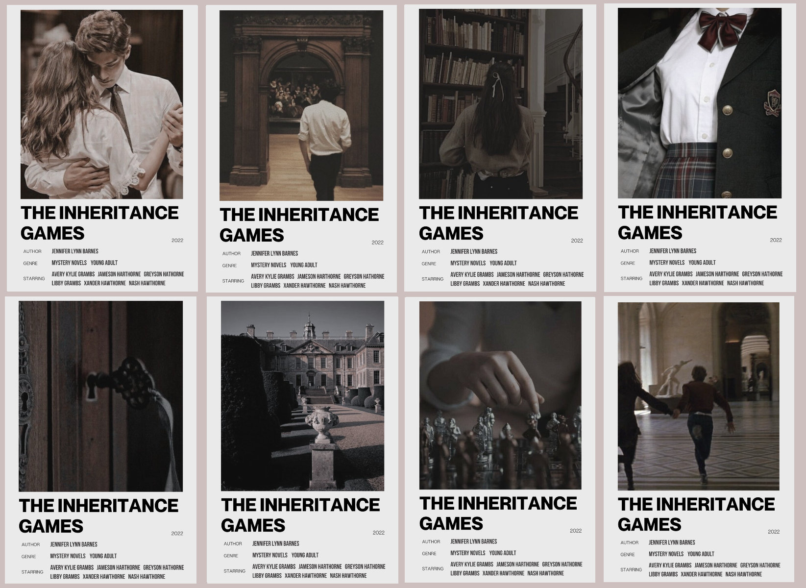 The Inheritance Games Aesthetic Polaroid DIGITAL ITEM - Etsy