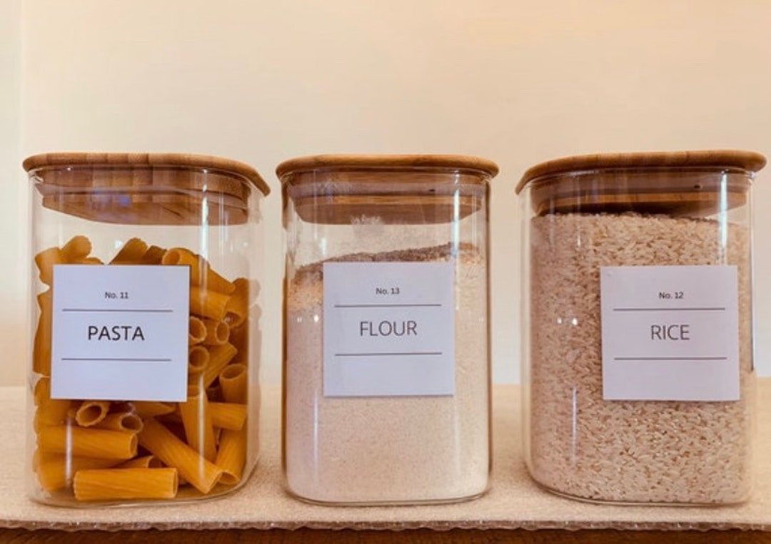 Spice Labels Tamil Minimal Modern Pantry Labels Organization Indian