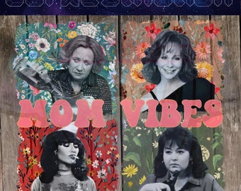 Retro Floral 90’s Mom Vibes Transparent PNG, Cool Mom Gifts, Sitcom moms Png, Funny Mom Png, Mom Life Png, Mother's Day Png, DIGITAL FILE