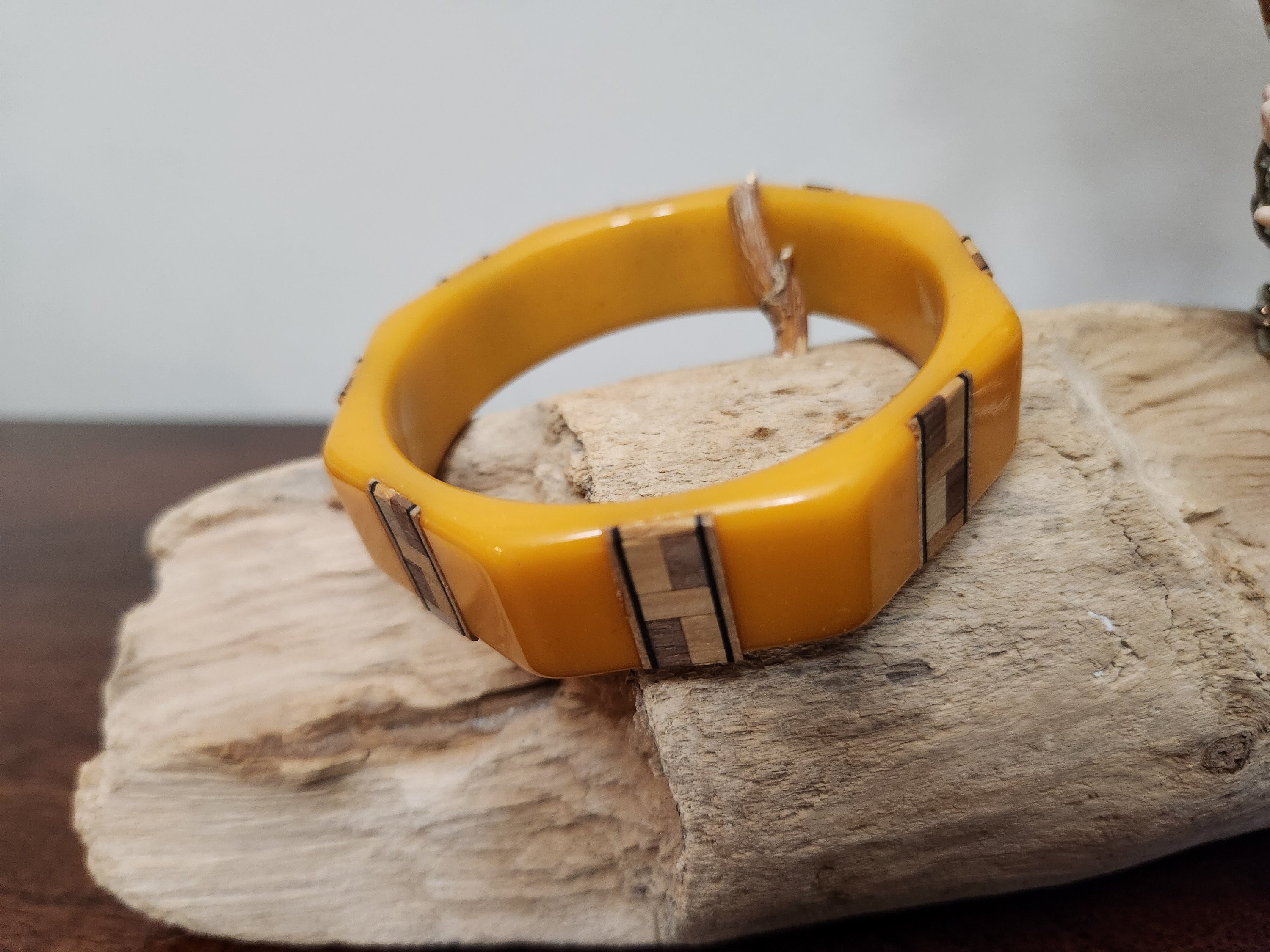 骨董品 Vintage, 1930s, Jewelry, Bakelite, Butterscotch and
