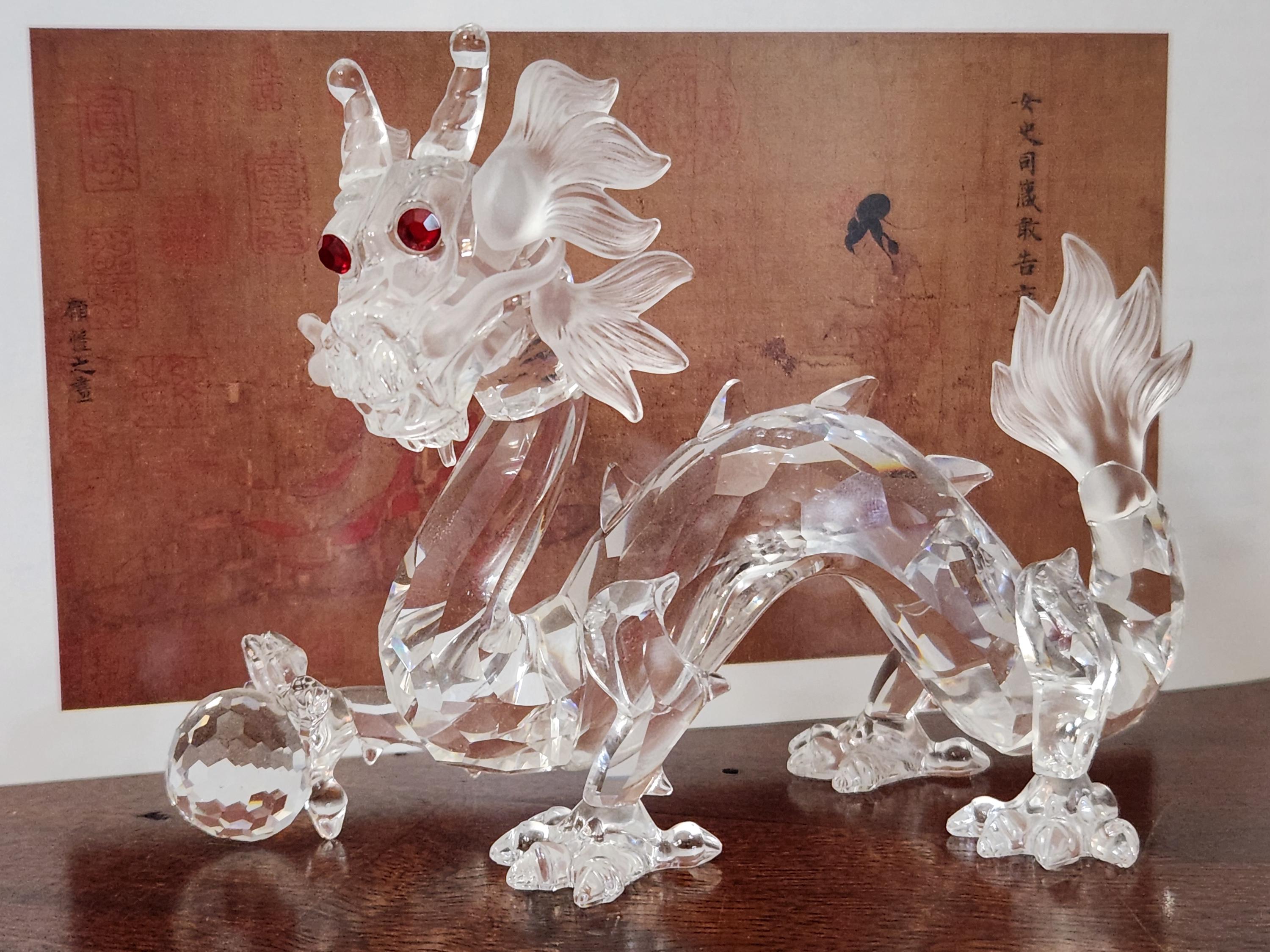 1997年ヴィンテージ スワロフスキークリスタル ドラゴンフィギュア