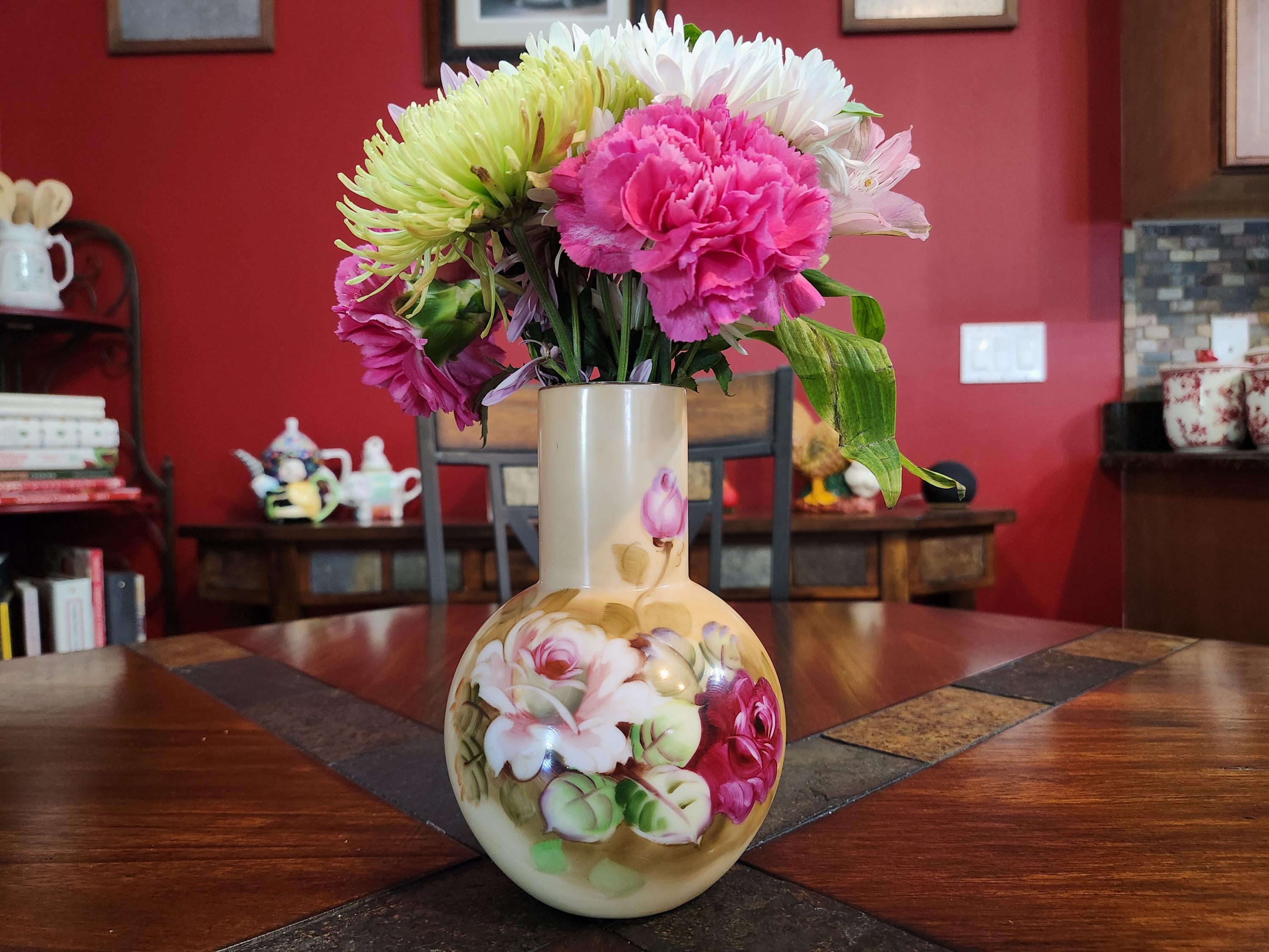 ●MID CENTURY MODERN DESIGN FLOWER VASE● MID-CENTURY MODERN HANDCRAFTED VASE Vtg 1950s-60s Unique Textured