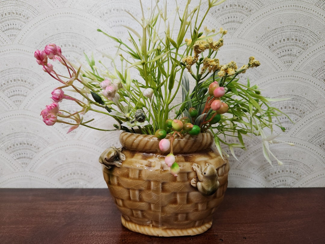 素焼き 花瓶 レトロポップ ヴィンテージ スペースエイジ ミッドセンチュリー 素焼き 花瓶 レトロポップ ヴィンテージ スペースエイジ ミッド