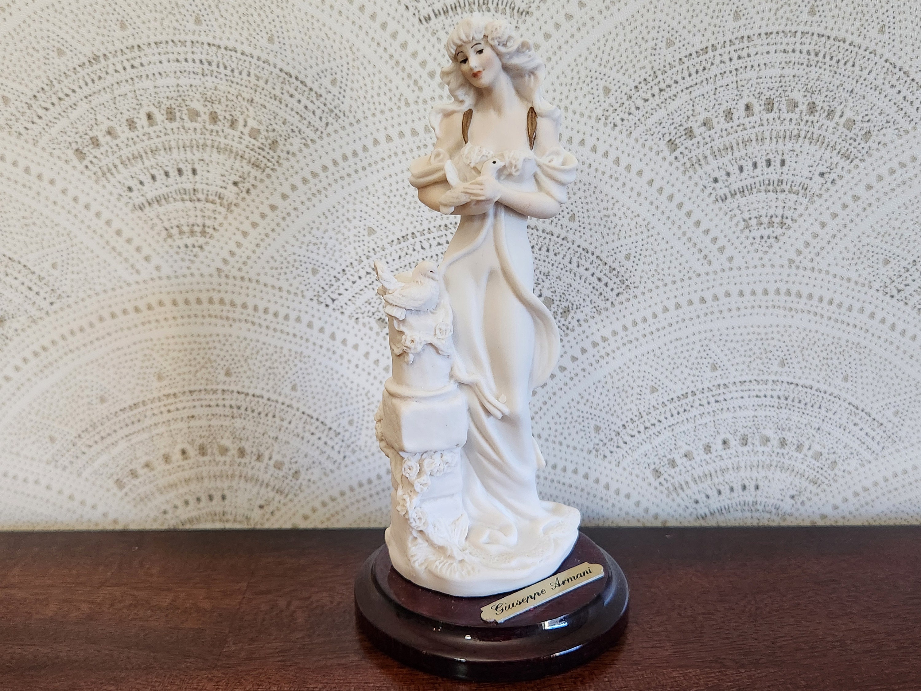 ヴィンテージ ジュゼッペ・アルマーニ カポディモンテ 磁器フィギュア