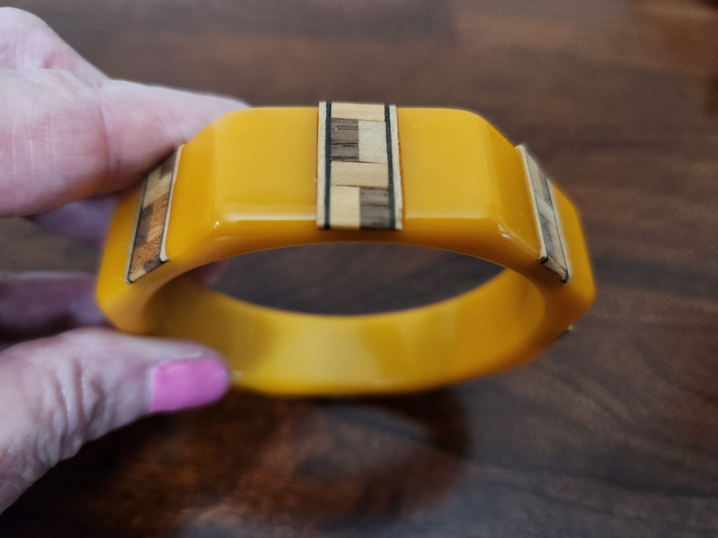 Vintage, 1930s, Jewelry, Bakelite, Butterscotch and