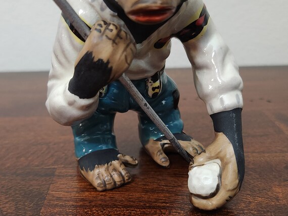 なおさん値引  Monkey Figurine Vintage Japan Porcelain Monkey Figurine: Mid-century Golf Player