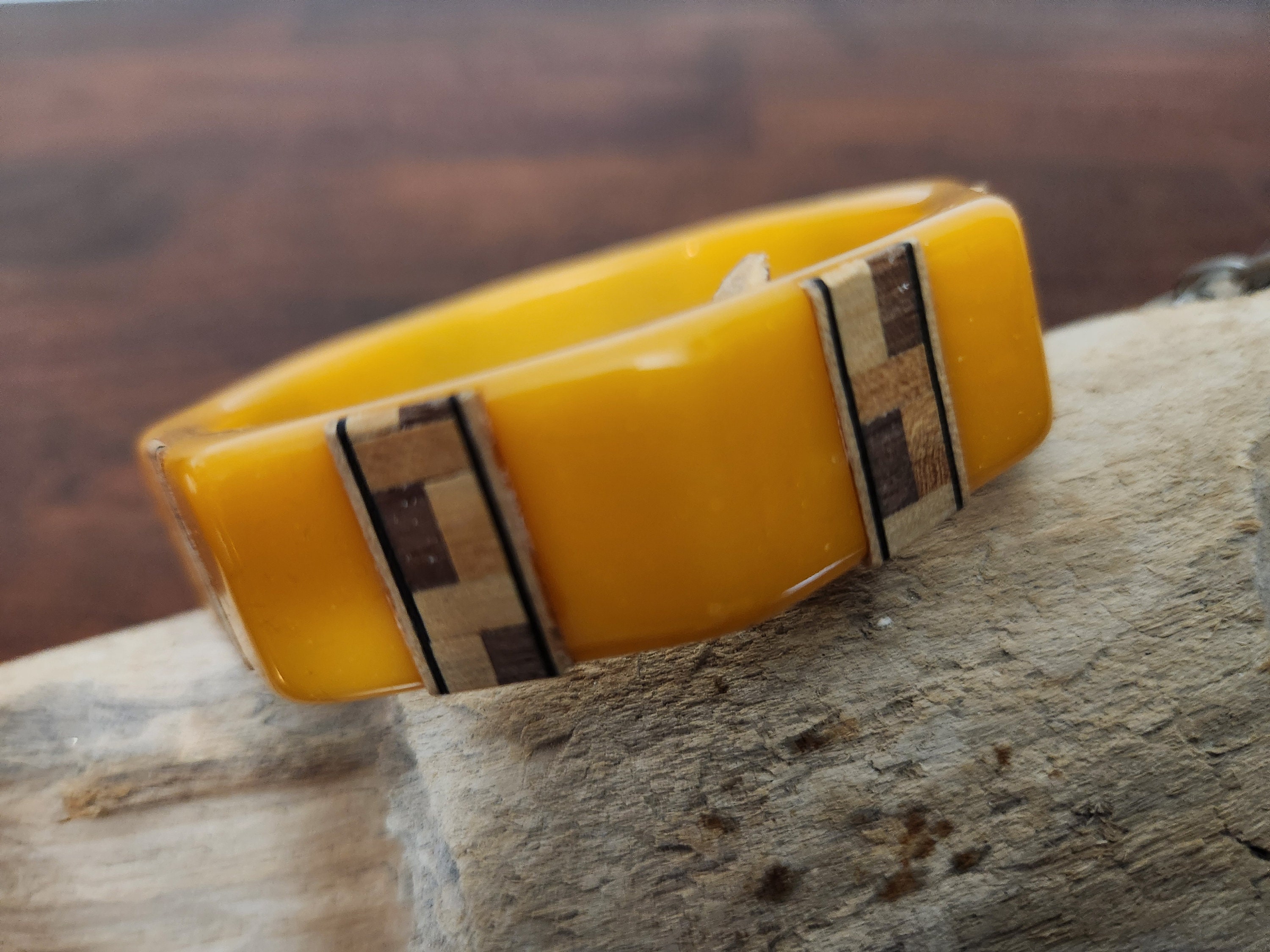 Vintage, 1930s, Jewelry, Bakelite, Butterscotch and