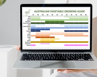 Calendario de cultivo de hortalizas en Australia, guía de siembra (PDF)