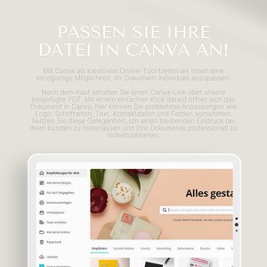 Erklärung wie das digitale Dokument "Diodenlaser Nebenwirkungen" in Canva angepasst werden kann