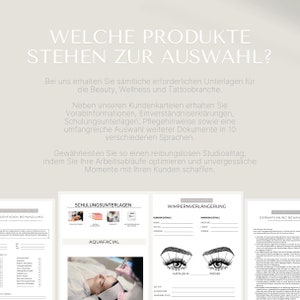 Kundenkartei für die Dauerwelle im PDF und Canva Format | Friseur Fragebogen um Patienteninformationen zu dokumentieren | Kundenanalyse image 6