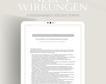 Nebenwirkungen der Fußreflexzonenmassage und passende Alternativmethoden | PDF + Canva | Massagetechniken & Heilmethoden zum Stressabbau