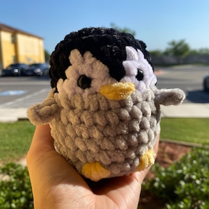 Crochet Handmade Baby Penguin Plush