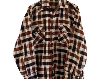 Vintage 1950s MCGREGOR Rayon Gabardine Sport Shirt ~ Size M ~ Loop