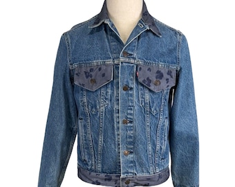 Levis Strauss & Co. 38R-denimjack met aangepaste kraag en manchetten