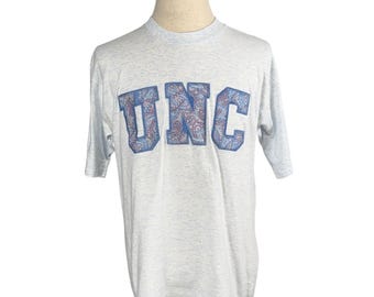 Vintage North Carolina UNC Cal Cru Single Stitch T-Shirt Large 90's