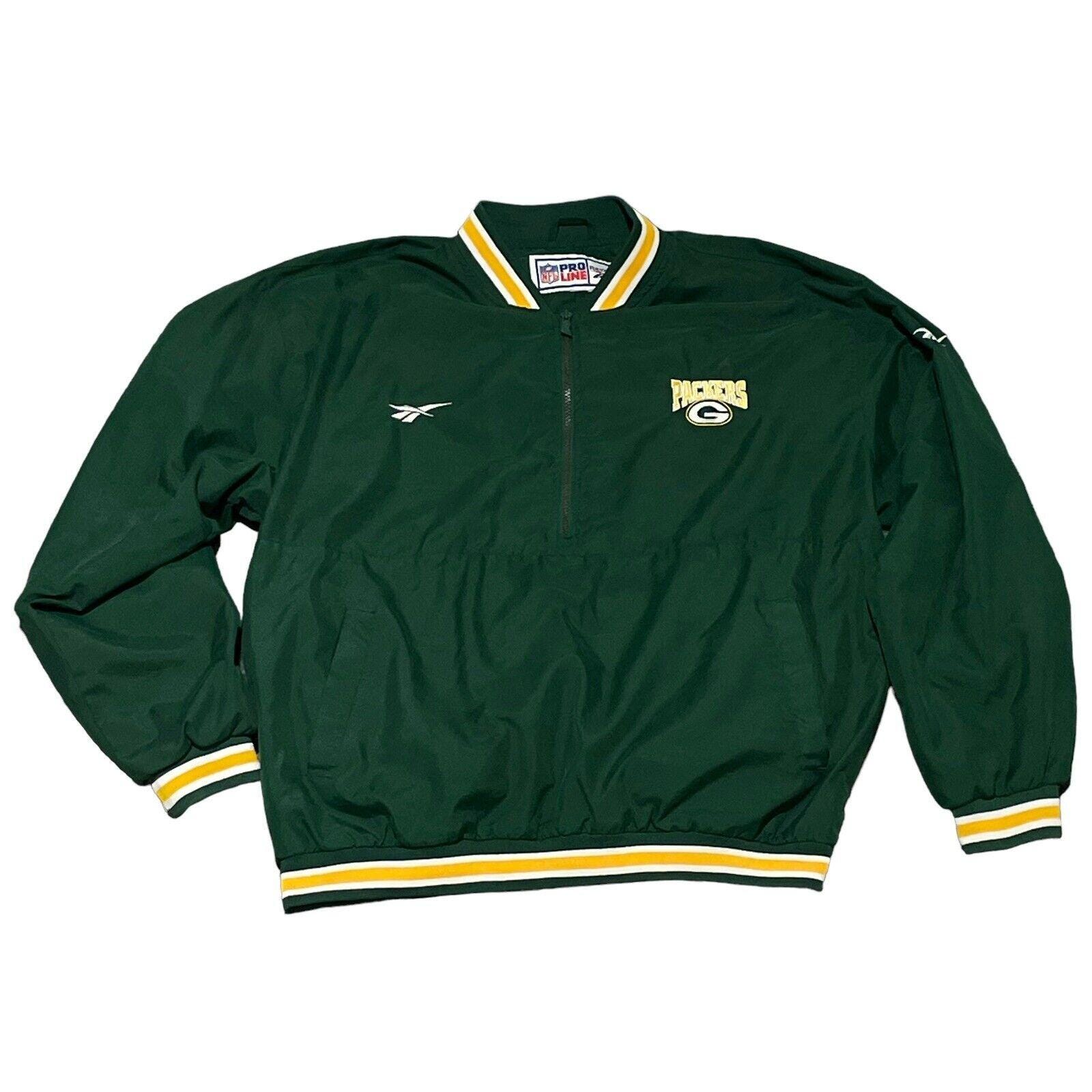 NFL PRO LINE GREEN BAY PACKERS ジャケット Vintage Green Bay Packers NFL Pro Line Reebok Windbreaker